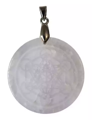 Metatron Quartz Crystal Pendant