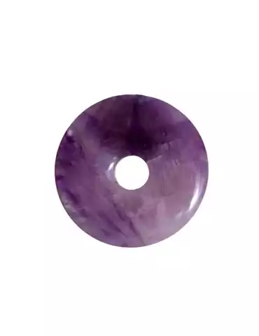 Amethyst Donut Pendant