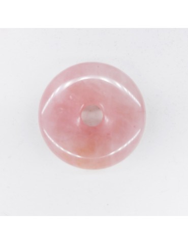 Colgante donut Cuarzo Rosa