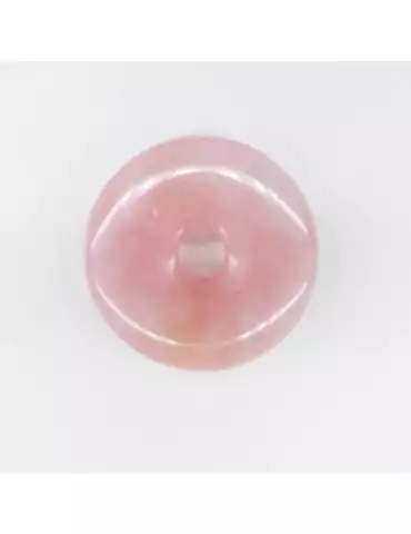 Pendentif donut Quartz Rose