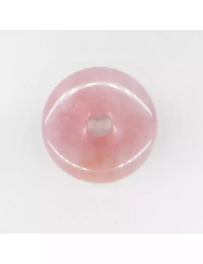 Pendentif donut Quartz Rose