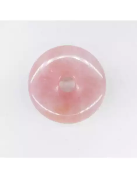 Pendentif donut Quartz Rose