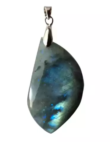 Ciondolo foglia Labradorite B