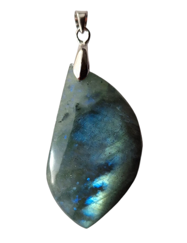 Ciondolo foglia Labradorite B