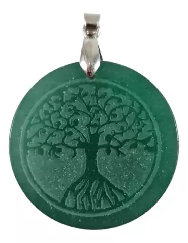 Aventurine Tree of Life Pendant A