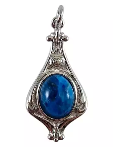 Baroque apatite pendant