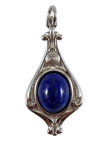 Baroque lapis lazuli pendant