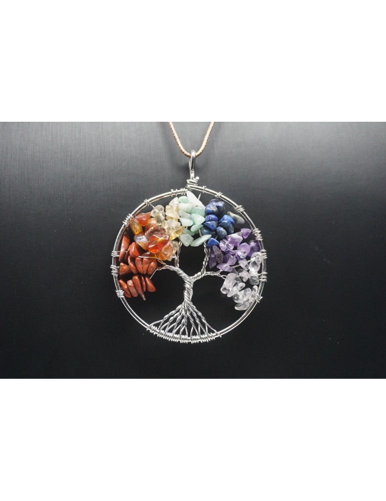 Colgante Árbol de la vida 7 chakras