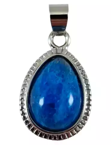 Pendentif goutte apatite