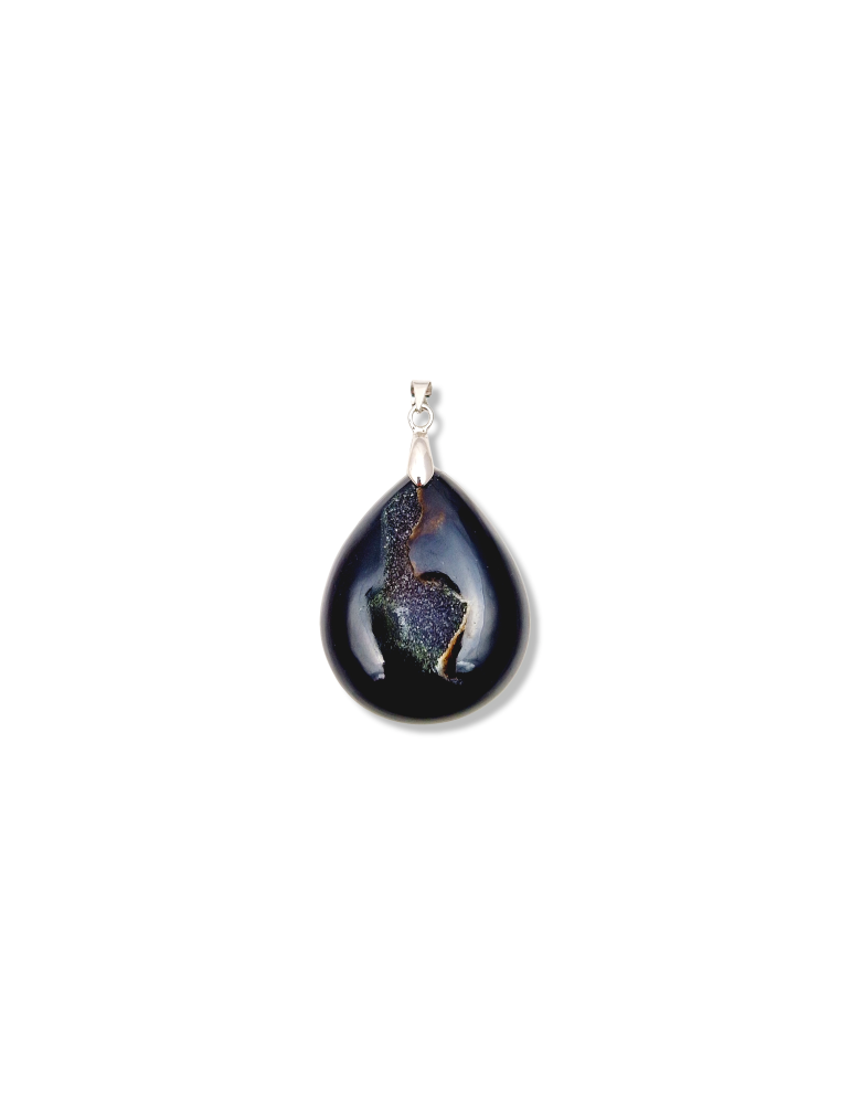 Onyx hanger met kristallisatie A