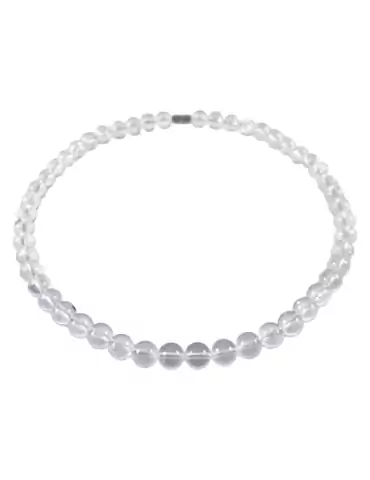 Collier Cristal de Roche perles AA