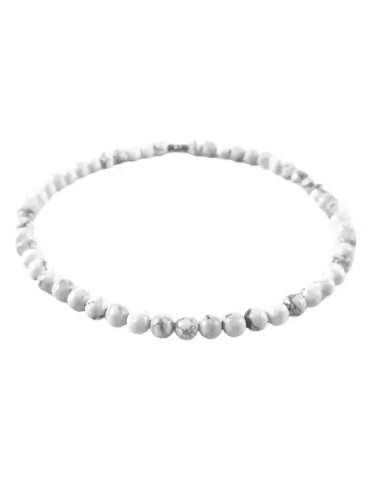 AA Howlite Bead Necklace