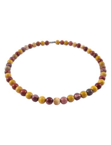 Collana di perle di Mokaite Jasper AA