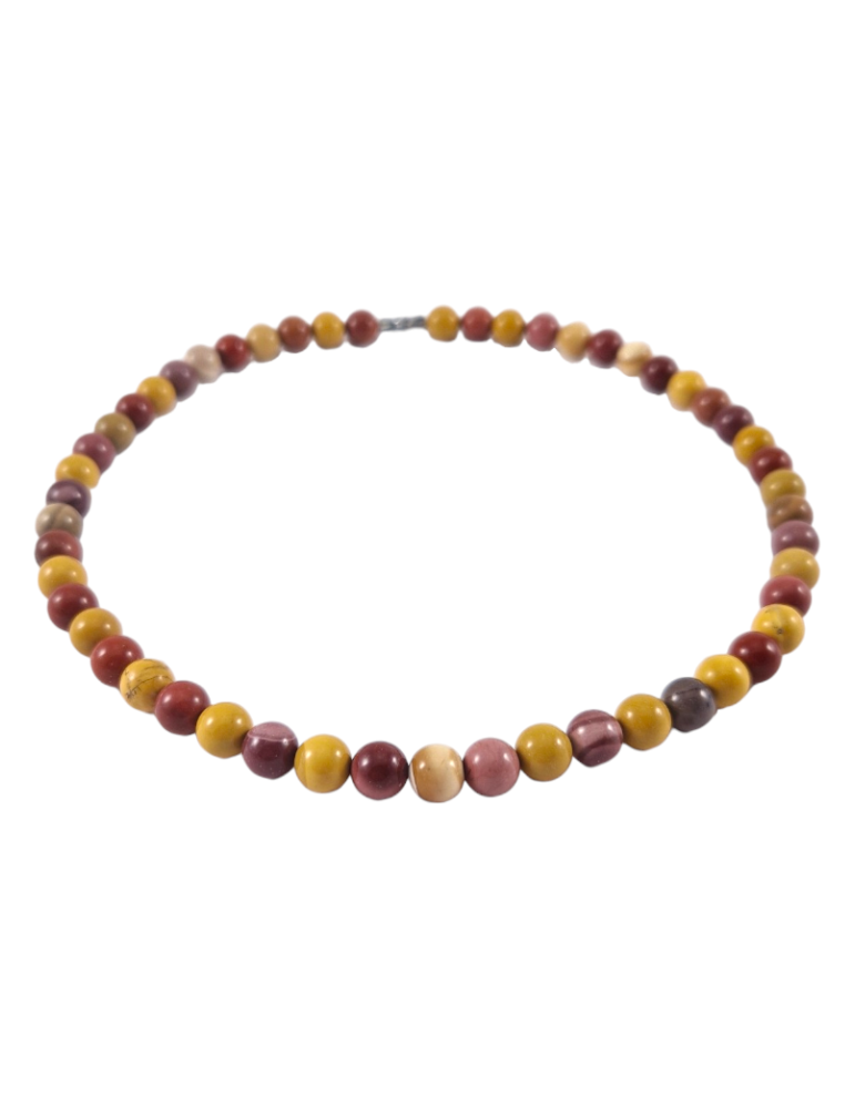 Collana di perle di Mokaite Jasper AA