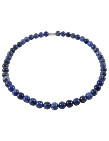 Sodalite Bead Necklace A