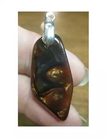 Fire Agate Pendant