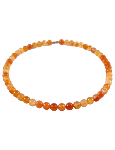 Carnelian Beads Necklace A