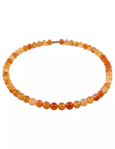 Carnelian Beads Necklace A