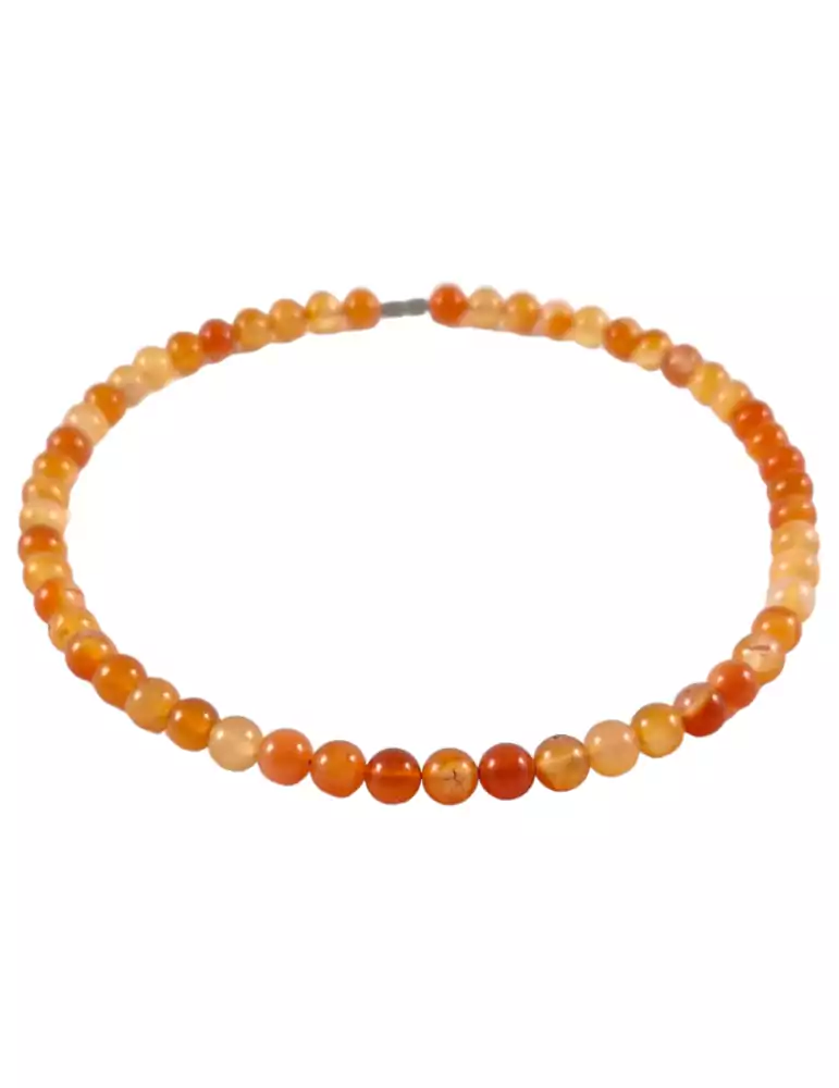 Carnelian Beads Necklace A