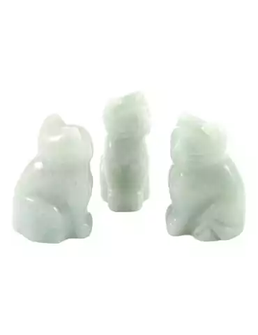 Aventurine carved cat