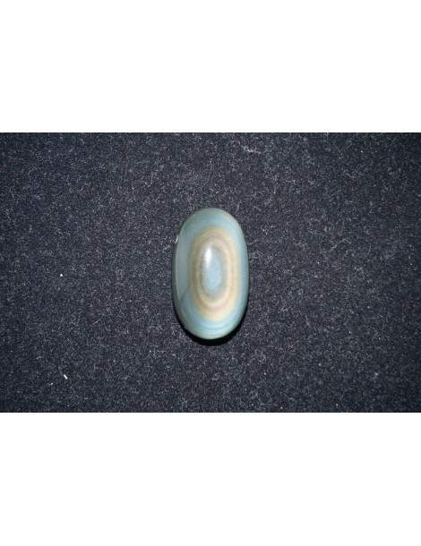 Cabochon ossidiana occhio celeste