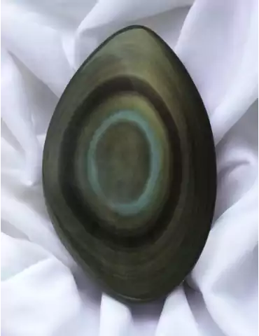 Celestial eye obsidian pebbles A