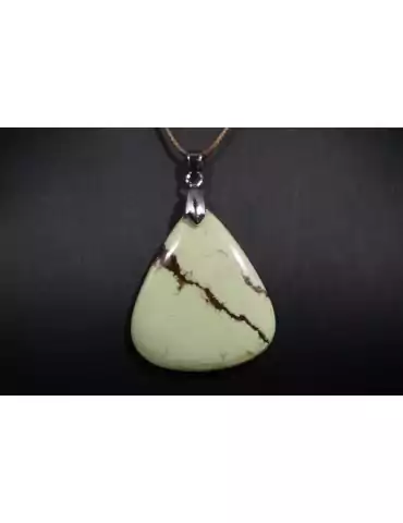 Pendentif Chrysoprase Citron