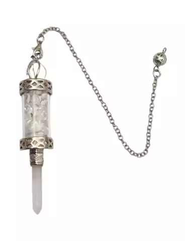 Pendule baguette cristal de roche