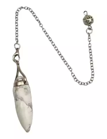 Pendule long howlite