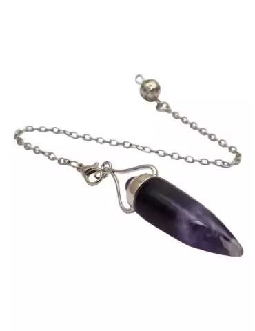 Langer Amethyst Pendel