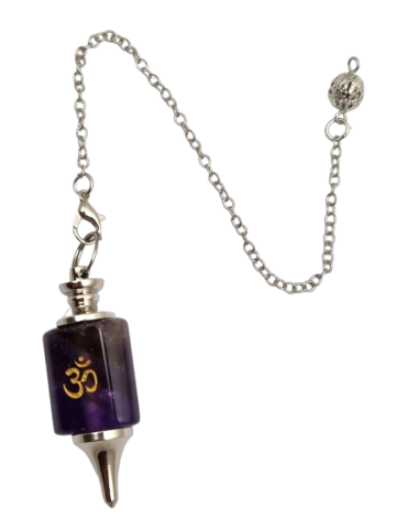 Amethyst Om Pendulum