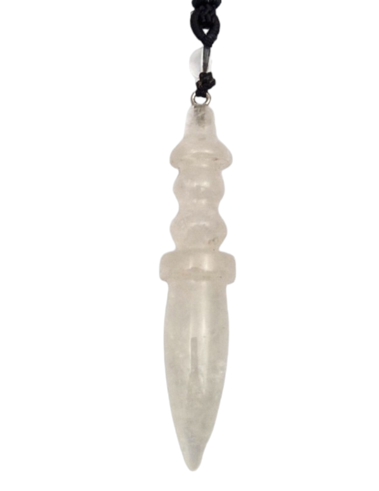 Thot pendulum rock crystal cord