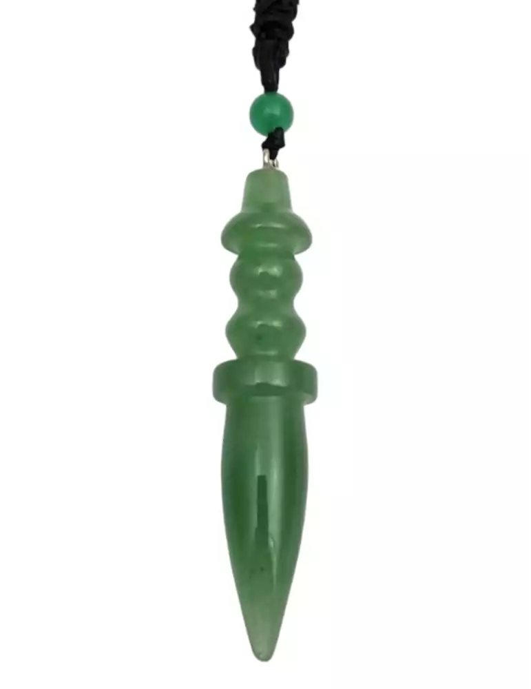 Thot pendulum with aventurine cord