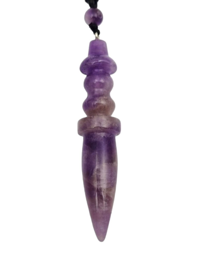 Thoth pendulum amethyst cord