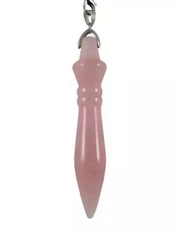 Thot XL Rose Quartz Pendulum