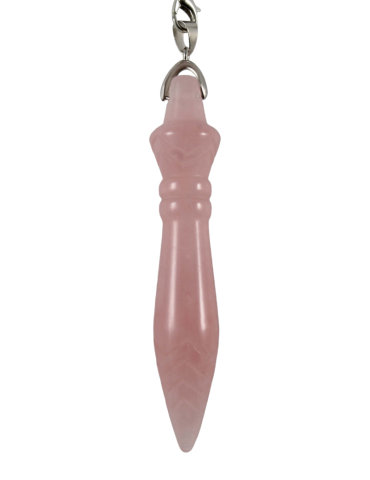 Thot XL Rose Quartz Pendulum