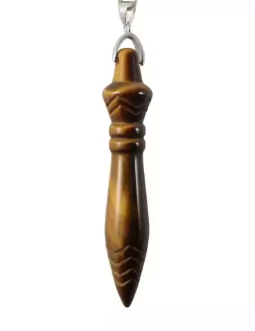 Thot XL Tiger's Eye Pendulum