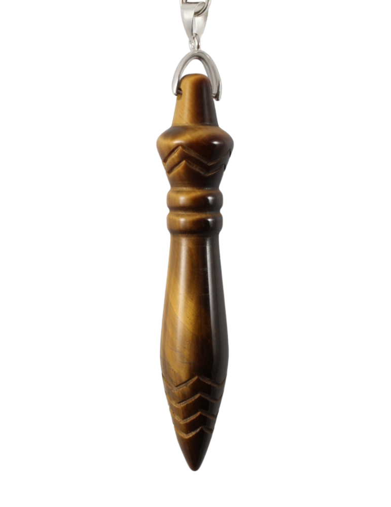 Thot XL Tiger's Eye Pendulum