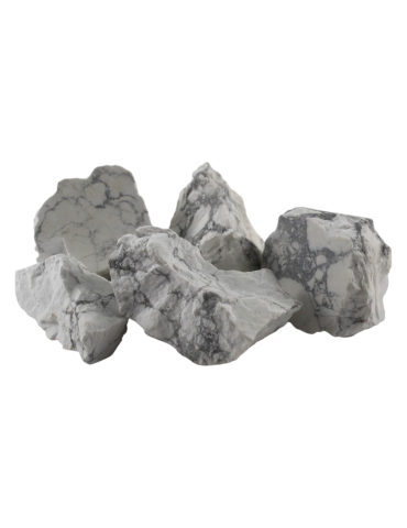 Howlite pedra bruta 3-6 cm