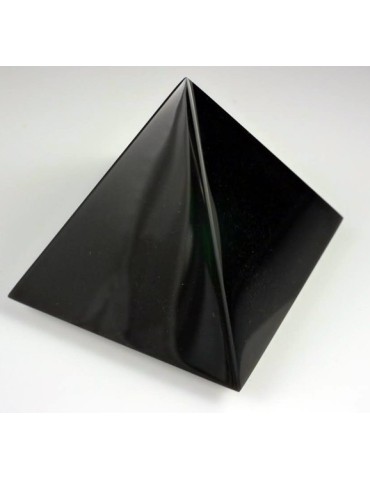 Pyramide 7 cm obsidienne Noire