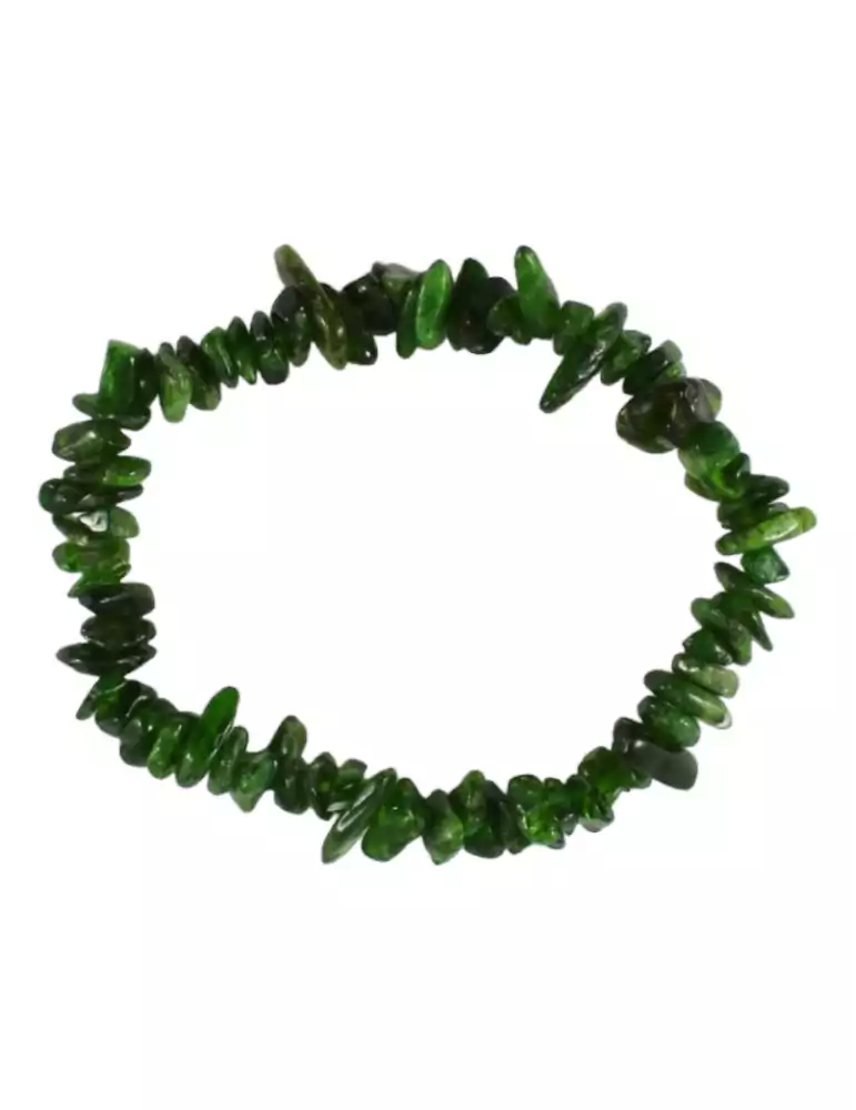 Diopside Chips Bracelet Set of 10