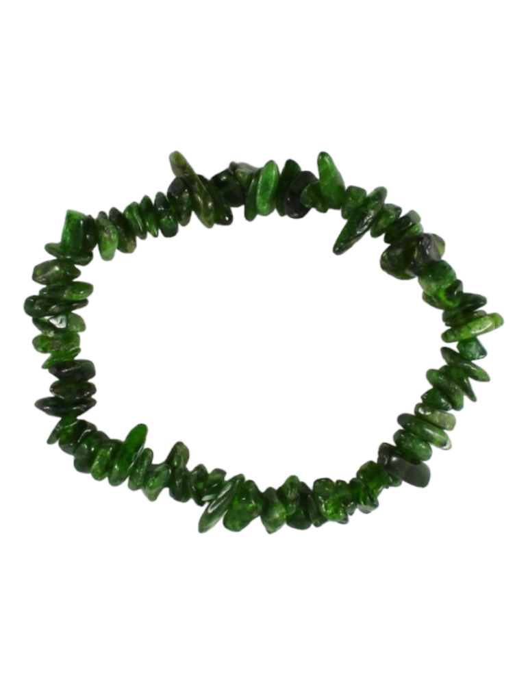 Pulsera Chips Diopside Lote de 10