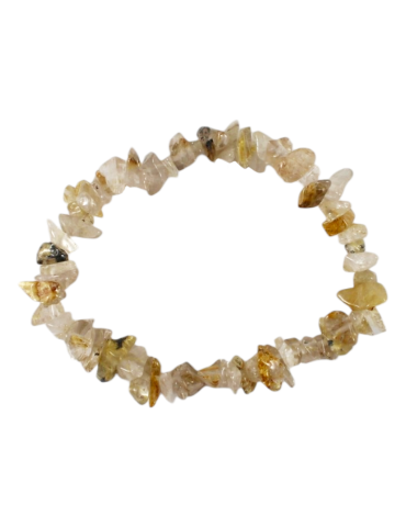 Rutile Quartz Chips Bracelet Set of 10