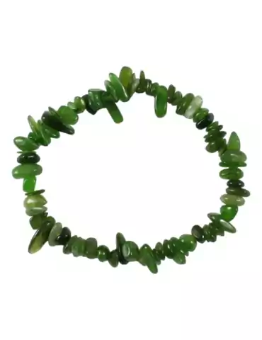 Bracelet Chips Jade Lot de 10