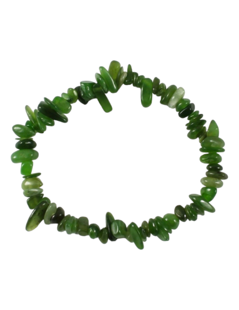 Jade-Chips-Armband, 10er-Set