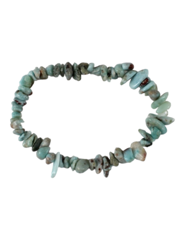 Larimar Chips Armband Set van 10