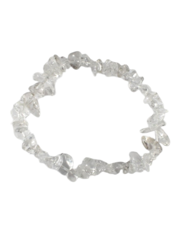 Rock Crystal Chips Bracelet Set of 10