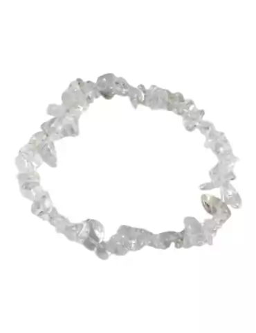 Rock Crystal Chips Bracelet Set of 10