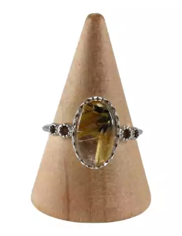 Rutile Quartz Ring 20