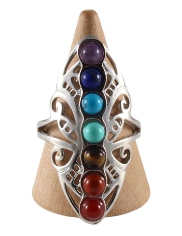 7 chakras ring 27